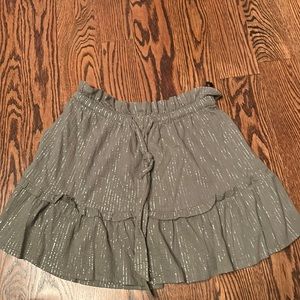 Lurex shine mini skirt